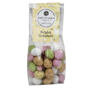 Belgiske sjokoladeegg i pose