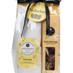 Påskegave - Påskekaffe og sjokoladeegg med banankrem